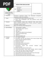 SOP Pemberian Injeksi IM, IV, SC, IC | PDF | Pengembangan Diri