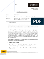 Opinión 094-2022 - PODER JUDICIAL - CONTRATO SUPERV - PAGO SIST. TARIFAS PDF