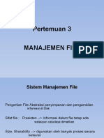 Pertemuan 3 Manajemen File