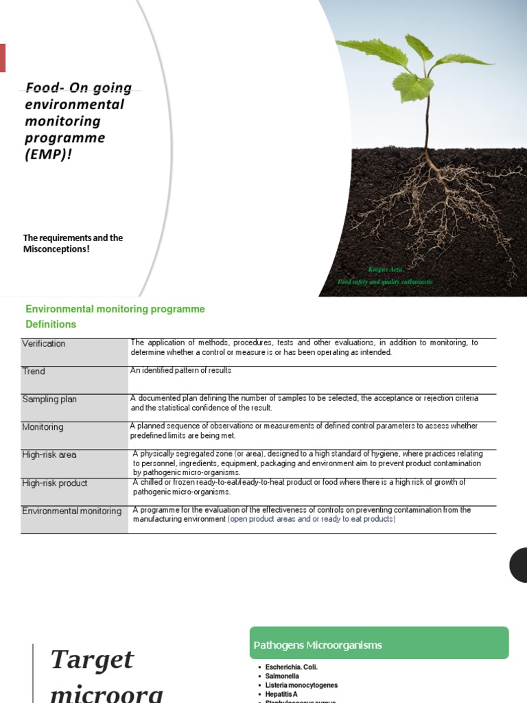 EMP Environmental Monitoring Program PDF Environmental Monitoring