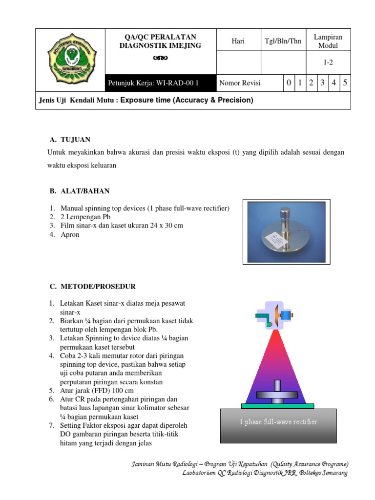 WP QC IN RADIOLOGY Akurasi Dan Repro Timer PDF