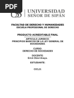 ARTICULO JURIDICO PRINC. BASIC. DE LEY GEN. DE SOCIED.