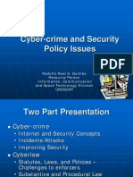 Cyber - Crime and Security Policy Issues