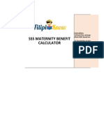 Maternity Benefit Calculator