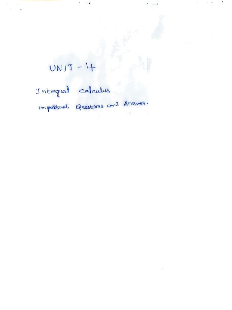Integration Techniques and Examples | PDF | Calculus | Mathematical ...