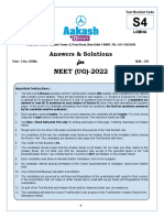 NEET Physics Section A Solutions