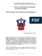 La Evolución de La Responsabilidad Patrimonial Del Estado en México-Guillermo Cambero (México)