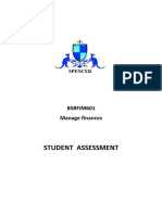 BSBFIM601 Student Assessment v3.1