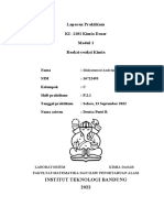 Laporan Praktikum Kimia Modul 1 - Muhammad Andrian Cassanova Firdaus - 16722493