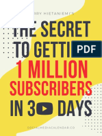 1M Subscribers in 30 Days - Ebook