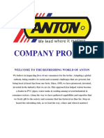 Anton Company Profile - 2020