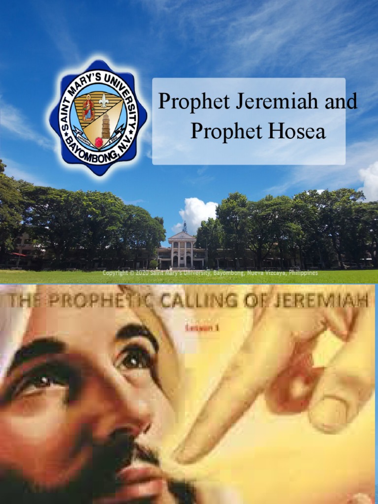 Prophet Jeremiah Hosea PDF Jeremiah Books Of The Hebrew Bible