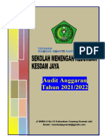 Audit Anggaran SMK Kesdam Jaya 2020-2021