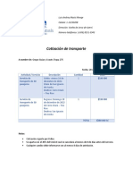 Formato de Cotización Transportes Masís