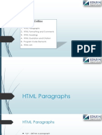 HTML - ParagraphFormatting-Quotations-Lists