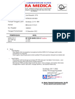 Hasil Pemeriksaan RT-PCR SARS-CoV-2