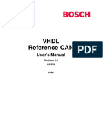 Bosch - Users Manual VHDL Reference Can