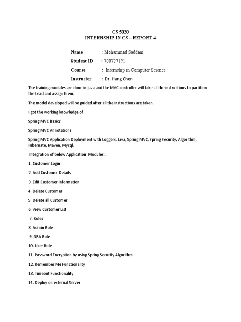 Report 4 | PDF