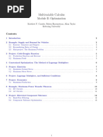 MultivariableCalculusModule II Optimization