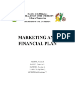 Marketing and Financial Plan