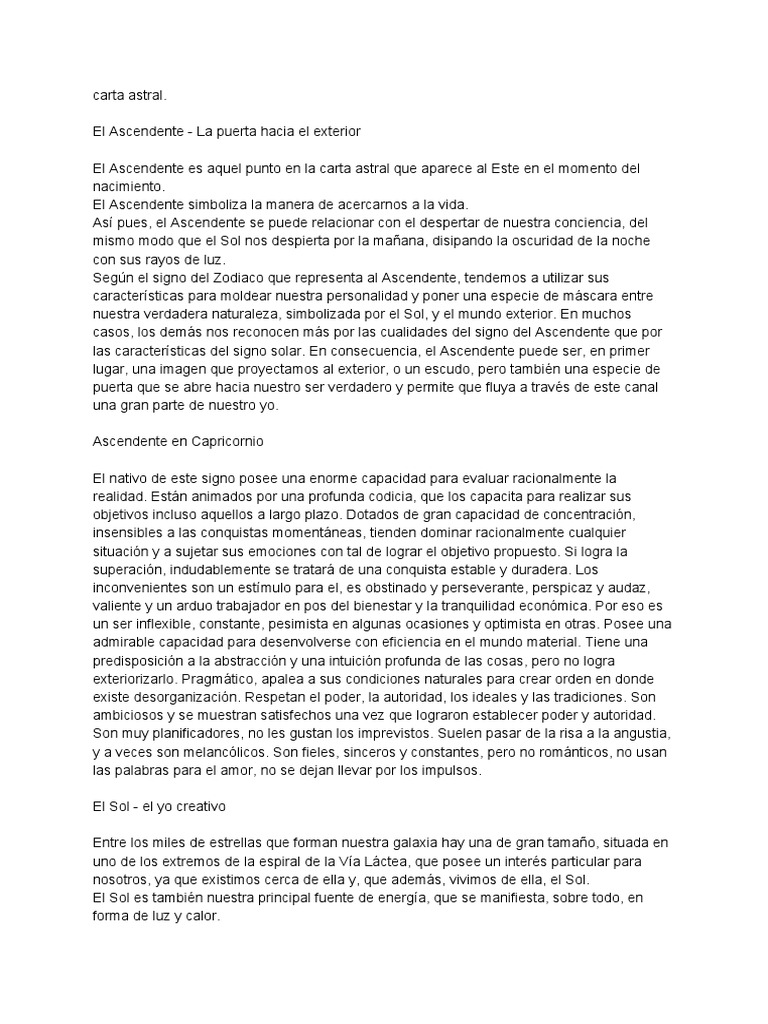 Venus en la Carta Astral y Ascendente | PDF | Venus | Atmósfera