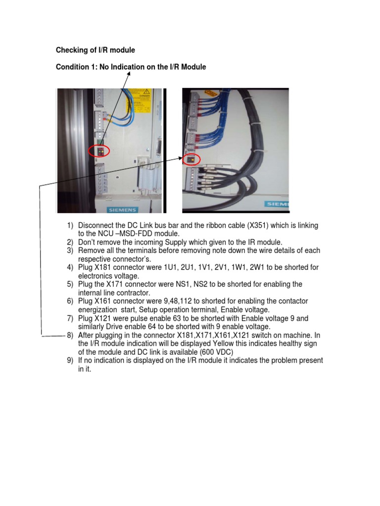 Checking Procedure of IR-FDD-Profibus | PDF