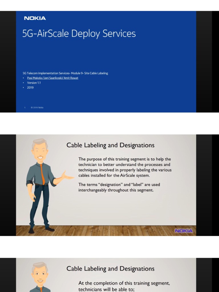 Cable Labelling-Module 9 | PDF