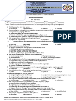 SUMMATIVE TEST 2 ESP 7 Answer Key PDF