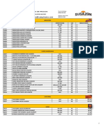 Lista de Precio 25 Al 30 Julio 2022