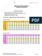 Viutv-Regular Spot Rate Card