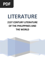 Literature: 21St Century Literature of The Philippines and The World