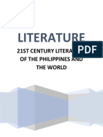 Literature: 21St Century Literature of The Philippines and The World