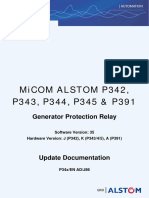 Micom Alstom P342, P343, P344, P345 & P391: Generator Protection Relay