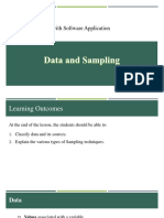 1 - data and sampling