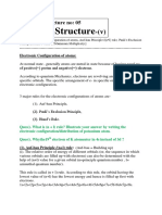 Atomic Structure Rules