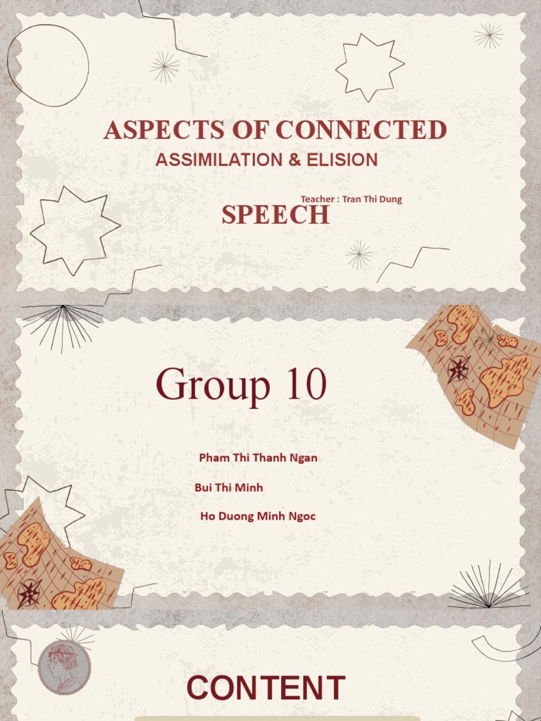 Aspects of Connected Speech: Assimilation & Elision | PDF | Consonant ...