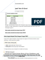 Ubah Angka Menjadi Teks Di Excel