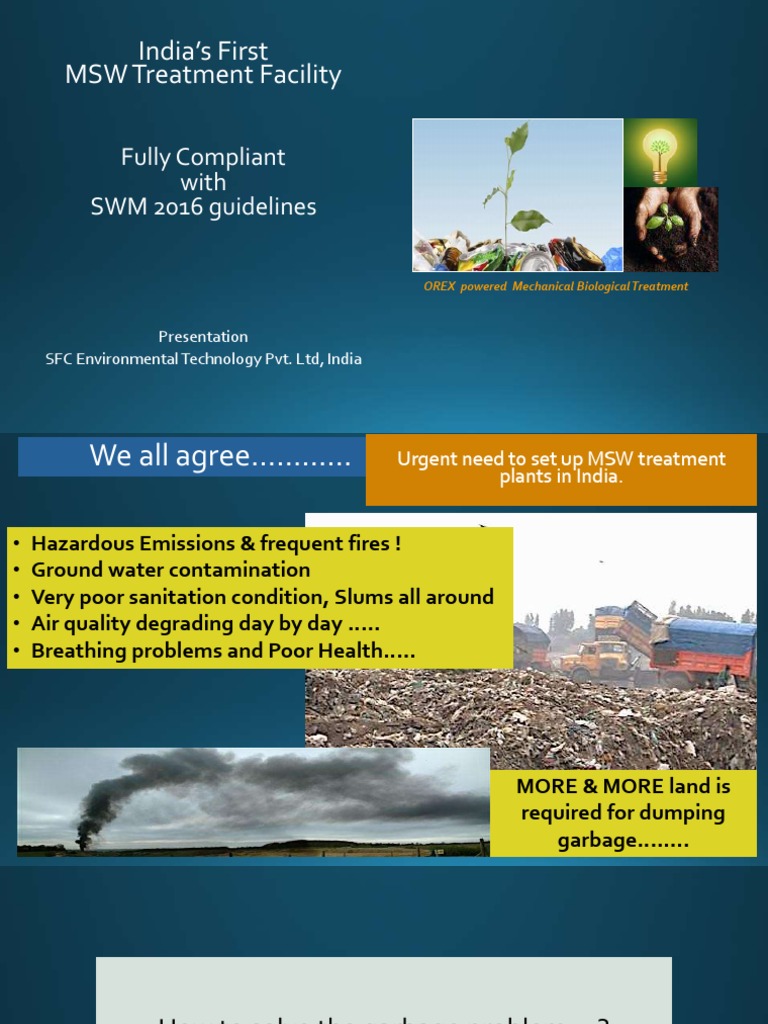 Goa's MSW Treatment: SWM 2016 Compliance | PDF | Municipal Solid Waste ...