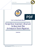 FDİ in Brazil and The Government Roles