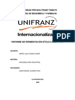 MICROBIOLOGIA Informe de Fermentacion Piña