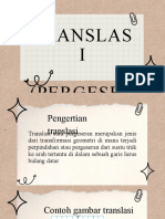 Translasi (Pergeseran)