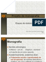 ELABORAÇÃO PROJETO DE MONOGRAFIA TCC l ppt