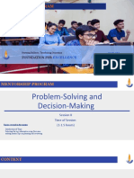 Problem Solving and Decision Making - II