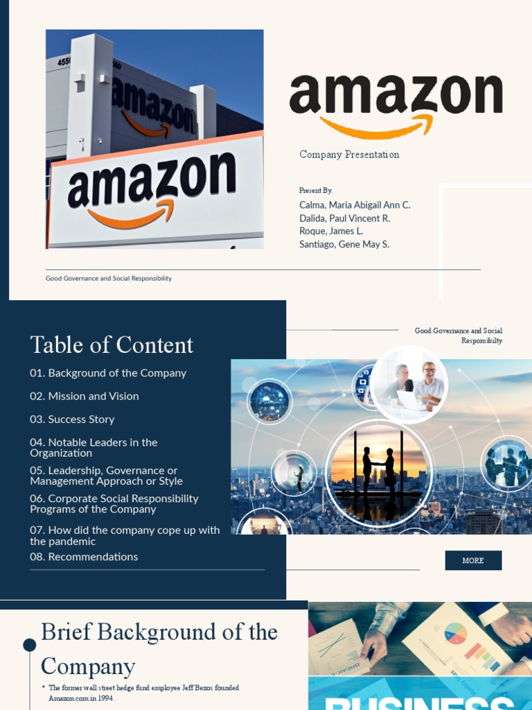 Amazon Company Overview and Insights | PDF | Empowerment | Leadership
