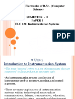 Unit 1 Instrumentation System