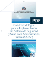 Guia Metodologica Para La Implantación Del Sistema de Seguridad y Salud en La Administracion Publica