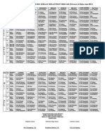 ROSTER Minggu