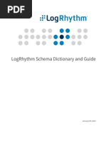 LogRhythm Schema Dictionary and Guide RevB