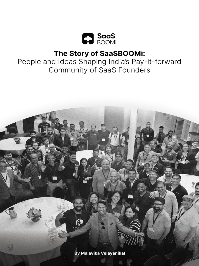 The Story Of Saasboomi Pdf Startup Company Small Business