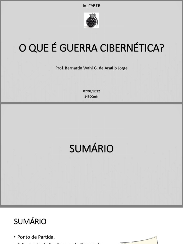 O que e guerra cibernetica pdf estado ciberguerra